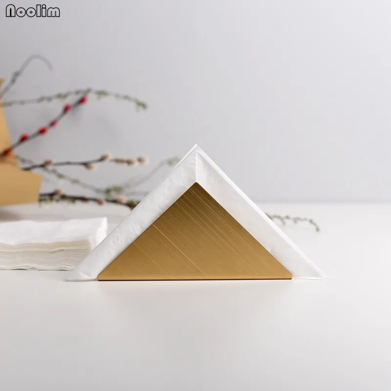 Золотой держатель для полотенец из нержавеющей стали кафе отеля обеденного