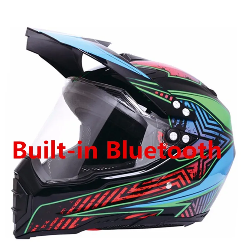bluetooth helmet Мотоциклетный шлем для мужчин, для езды на автомобиле, четыре сезона, крутой мотоцикл с хвостом, автомобильный Зимний шлем с системой Bluetooth, шлем - Цвет: bluetooth helmet