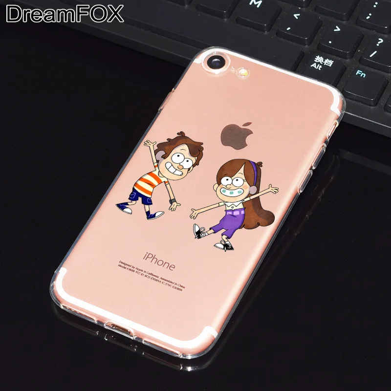 DREAMFOX L531 Гравити Фолз Мягкий ТПУ силиконовый чехол для Apple iPhone 11 Pro XR XS Max 8X7 6 6S Plus 5 5S
