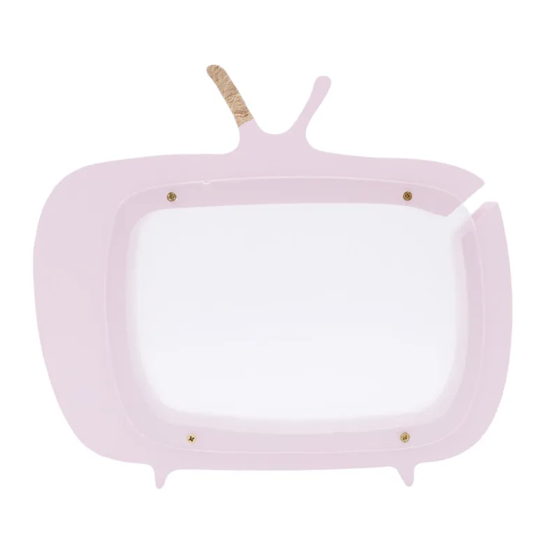 Cute Creative Wooden New TV Set Piggy Bank Children's Room Display Photography Props Box Home Decorate | Дом и сад