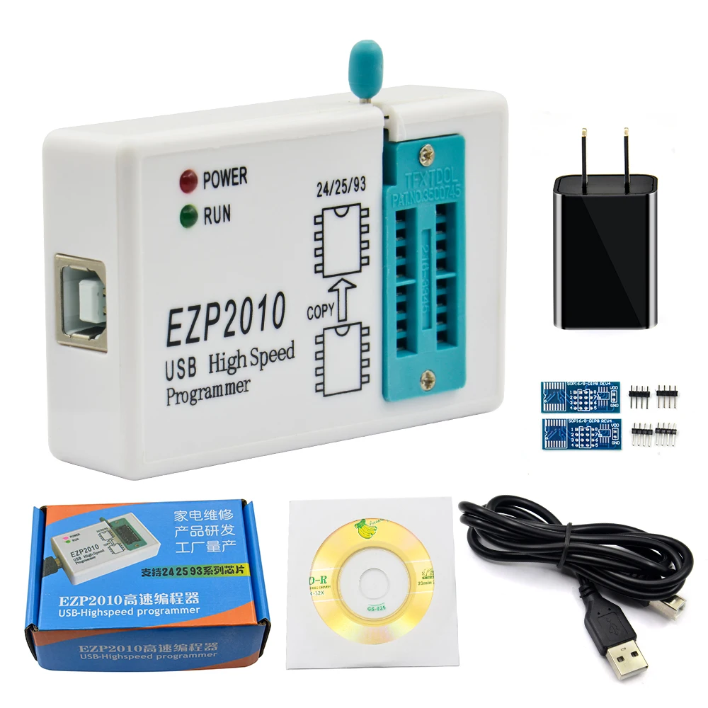 Горячая EZP2013 высокоскоростной USB SPI программатор поддержка 24 25 93 EEPROM 25 флэш-чип биос EZ92010 EZP2019 новое поступление