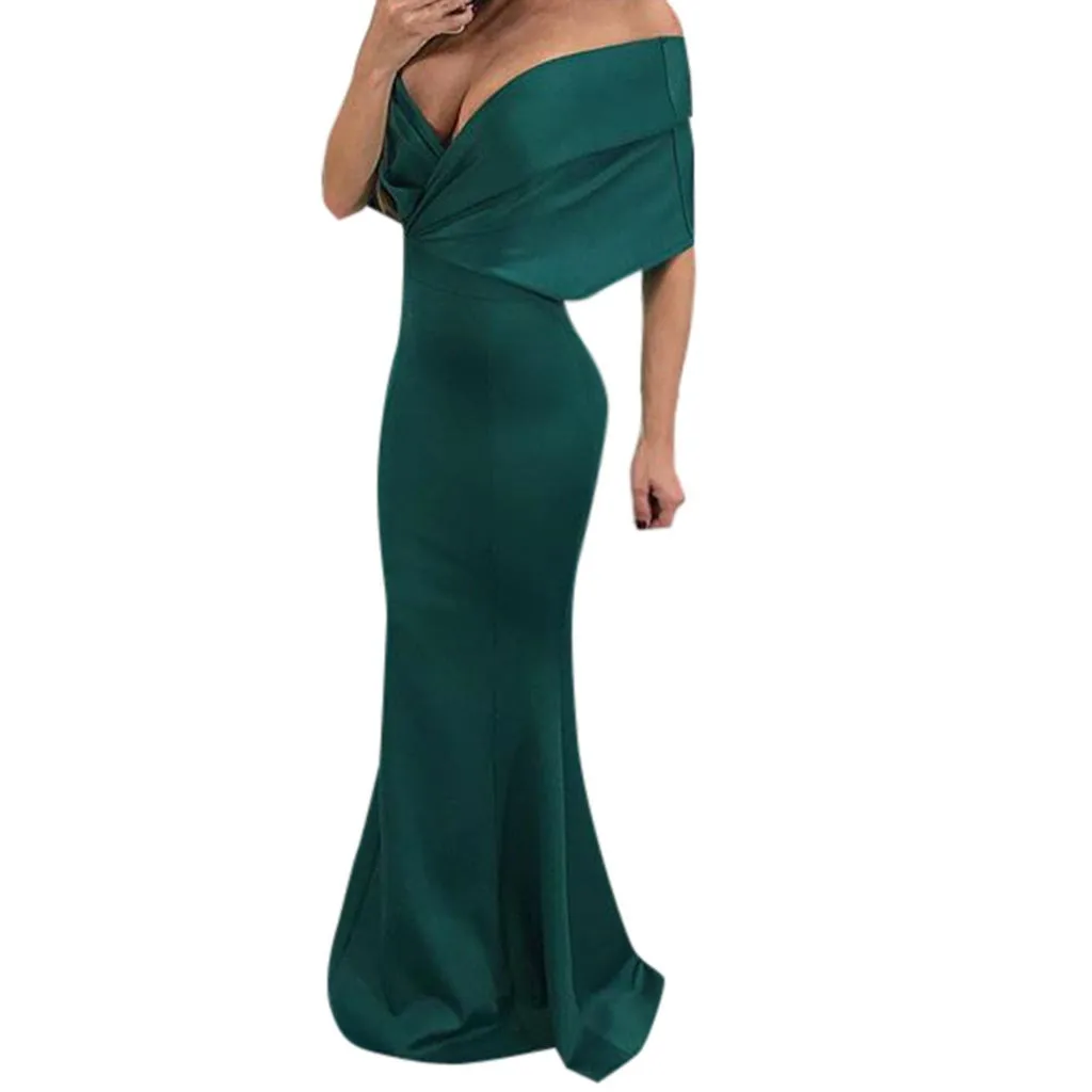 Женское платье сексуальное однотонное с глубоким v-образным вырезом длина до