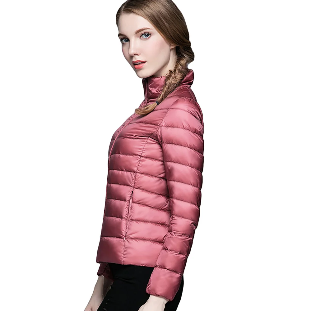 

New Winter Coat Women Down Coats Warm Duck Down Parka Casual Women Down Jackets Women Slim Thin Female Windproof Autumn Outwear