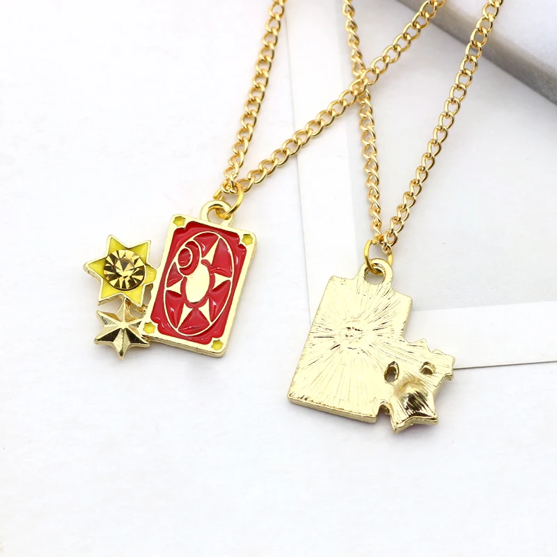 

2020 New Ladies Necklace Cartoon Rabbit Star Cherry Blossom Enamel Animal Necklace Alloy Pendant Fashion Jewelry Gift