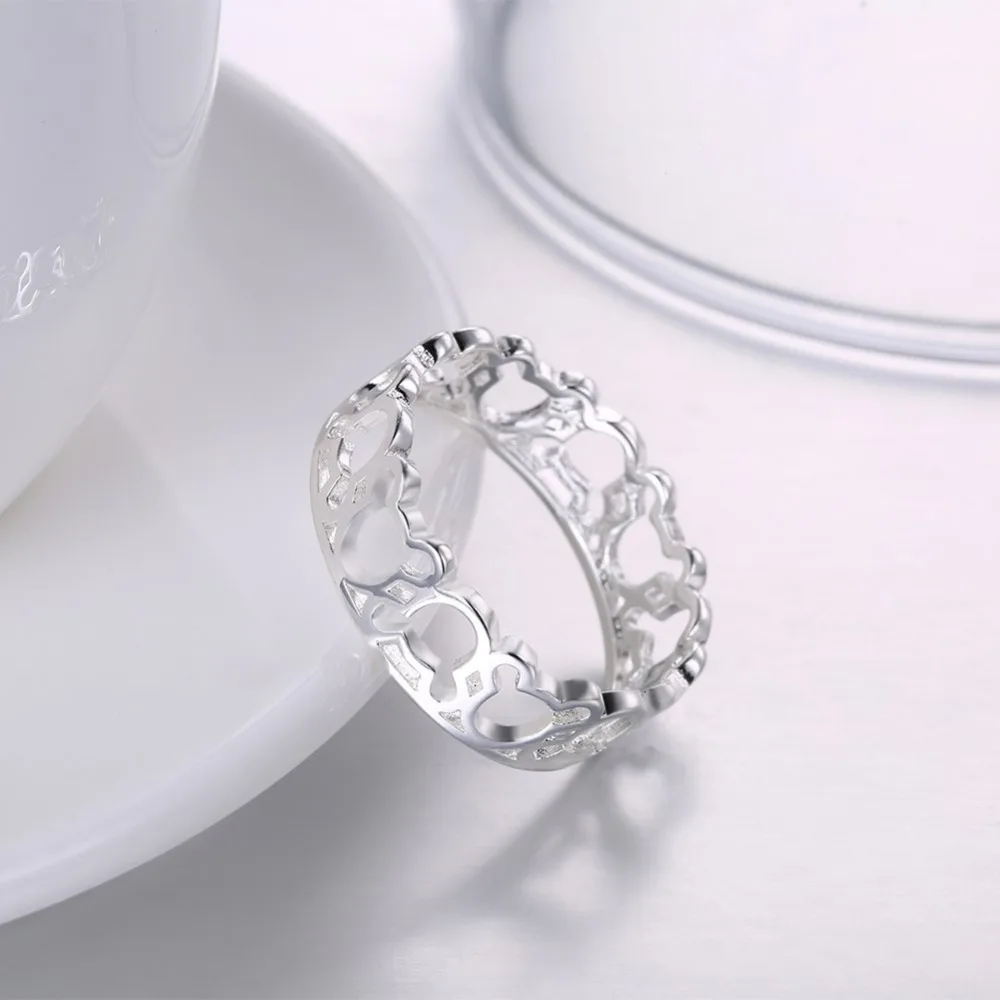 Кольцо с головой Микки Мауса классические аксессуары ювелирные изделия 925 модные