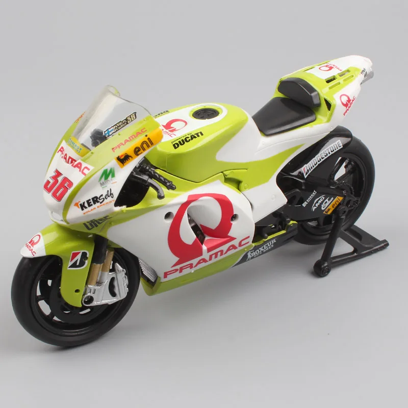 1/12 весы мини newray Pramac гоночной команды Desmosedici поездок на мотоцикле ducati GP10 2010 №36 Мика Каллио транспортных средств moto велосипед литья под давлением модель игрушки GP