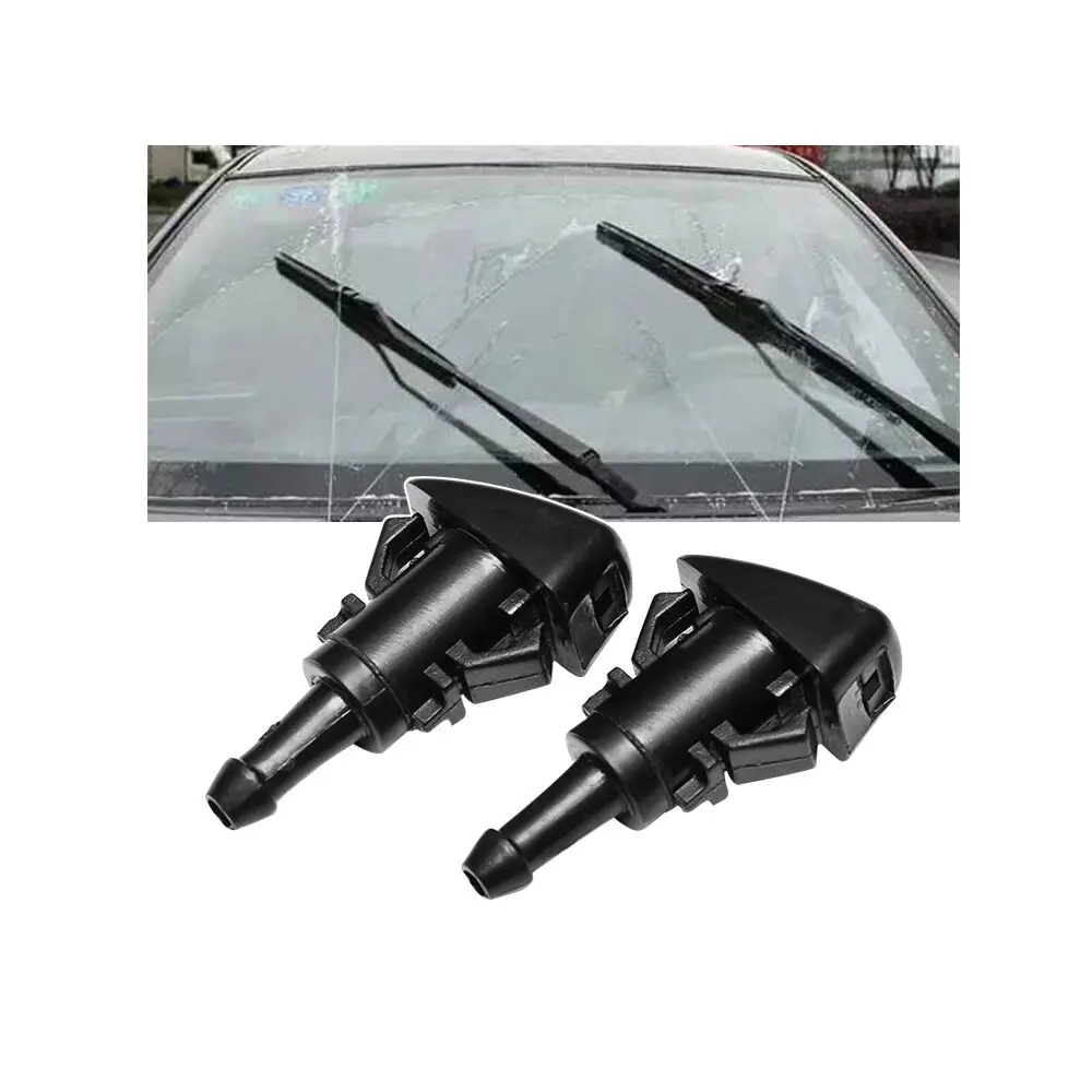 2x Windshield Washer Wiper Jet Water Spray Nozzle For Chrysler 300 for Dodge Charger Ram 2005~2011 2012 2013 2014 2015 Black | Автомобили