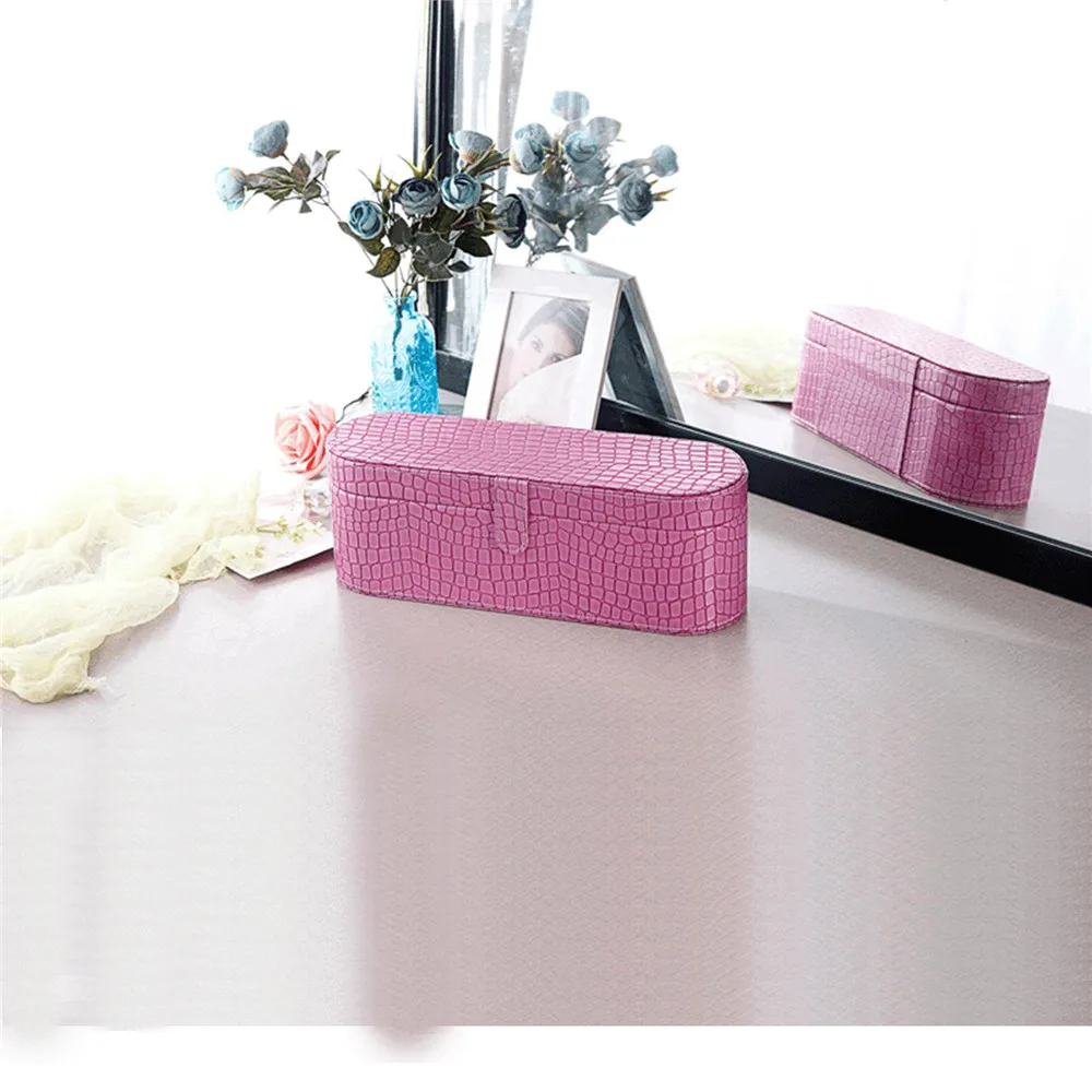 Pink Коробка для хранения для Dyson фен Высококачественная кожа тонкий Специальный подарочный чехол Чехол 5 цветов Портативная сумка для хранения - Цвет: Pink