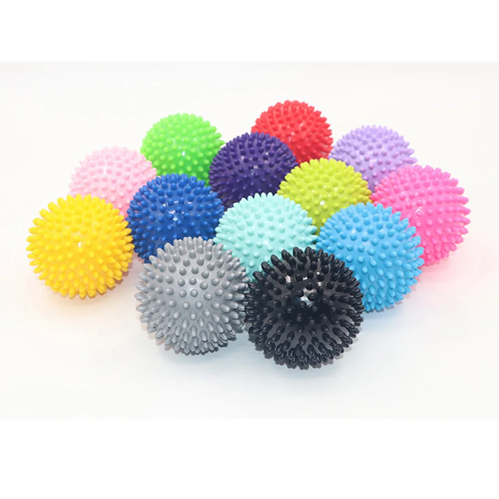 Горячая продажа 75 мм Прочный ПВХ колючий массажный шарик триггер точка Спорт