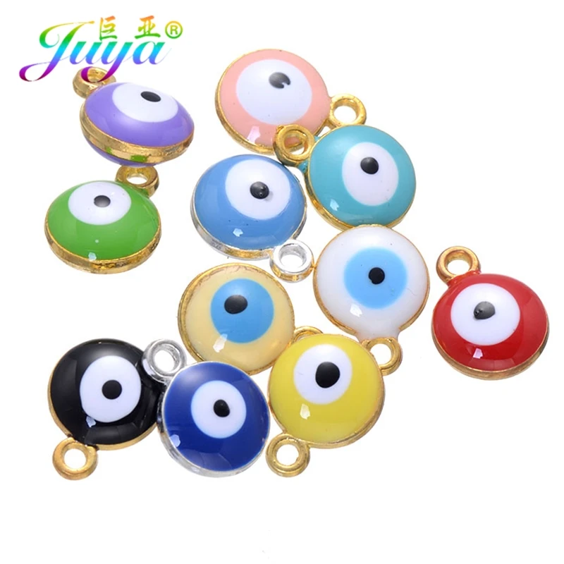 Juya 30 шт./лот Оптовые турецкие шармы от сглаза аксессуары для женщин и мужчин