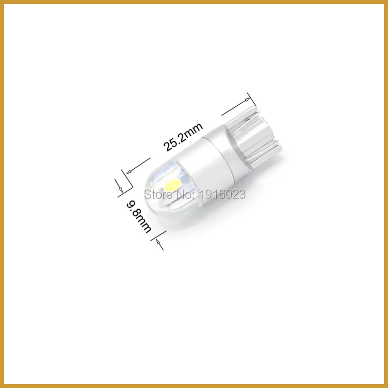 2x W5W 194 светодиодный T10 2SMD 3030 автомобильные лампы 168 указатель поворота номерной