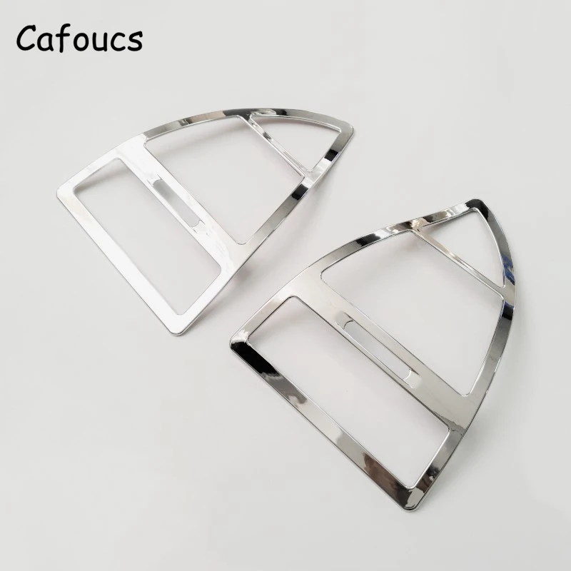 Наклейка Cafoucs для Citroen C4 хромированная рамка воздуховыпускного отверстия
