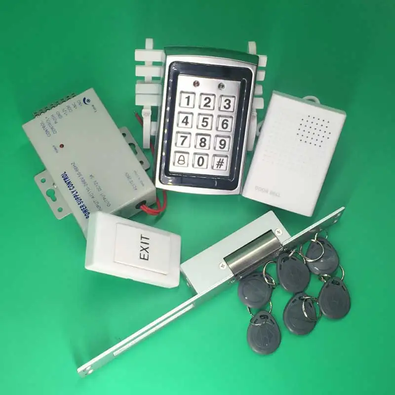 Полная уличная система контроля доступа с Rfid картой металлическим корпусом и