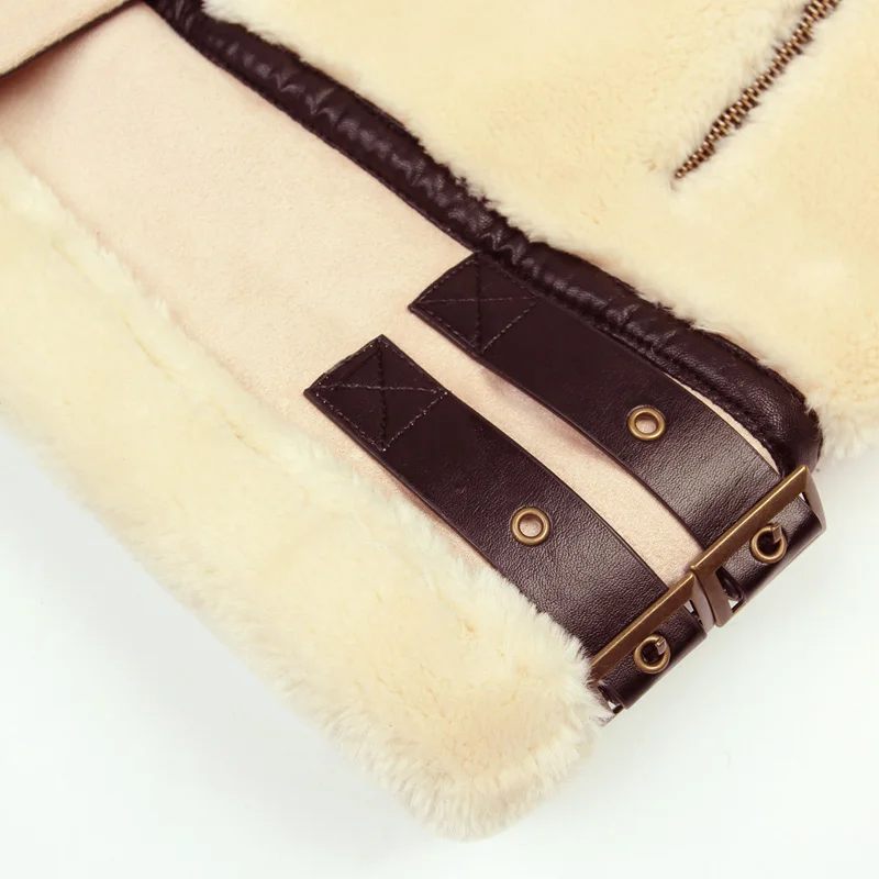 Вери Гуде Искусственная кожа куртка из искусственного меха Короткое пальто