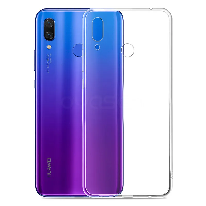 Ультратонкий Прозрачный чехол для Huawei Nova 4 3i 3e 3 Силиконовый мягкий прозрачный