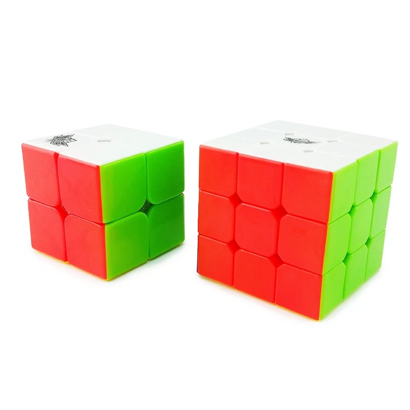 2x2x2 And 3x3x3 Гладкий Профессиональный скоростной магический куб головоломка твист Классическая игра для мозга xuanfeng 2x2x2 3x3x3 4x4x4 5x5x5 - Цвет: 2x2x2 And 3x3x3