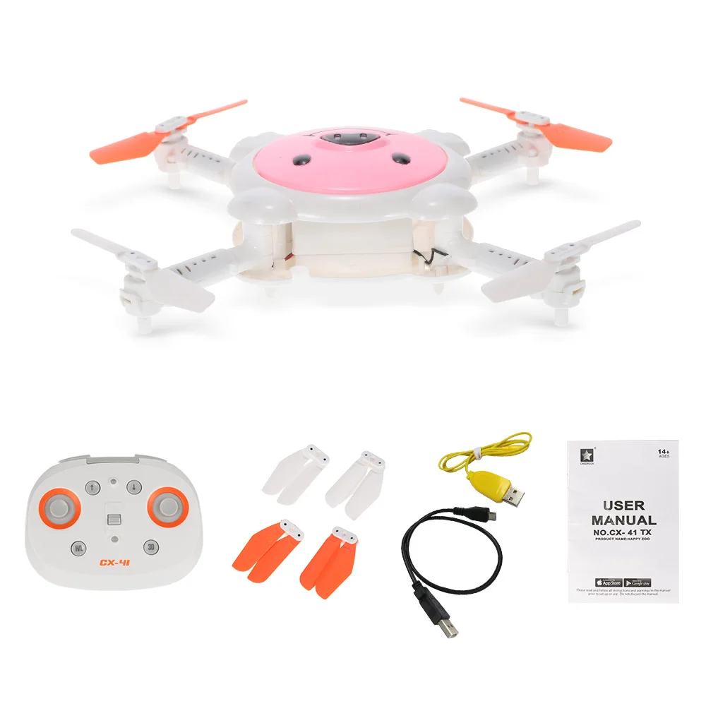 Cheerson CX 41 Pets Дрон с камерой Wifi FPV складной вертолет животными оптический датчик