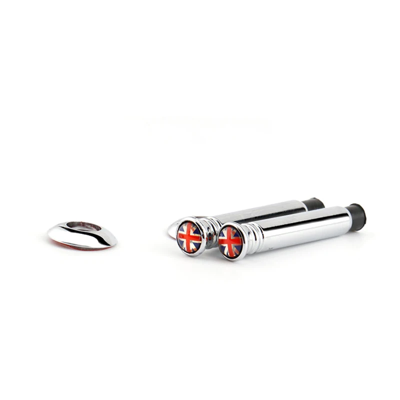 2PCS Red Union Jack Автомобильный Дверной замок, подходит для MINI Cooper S One Clubman Countryman R55 R56 R57 R58 R59 R60 R61 F56 F55 F60, автомобильные аксессуары для стайлинга - Цвет: 2PCS Red Union Jack