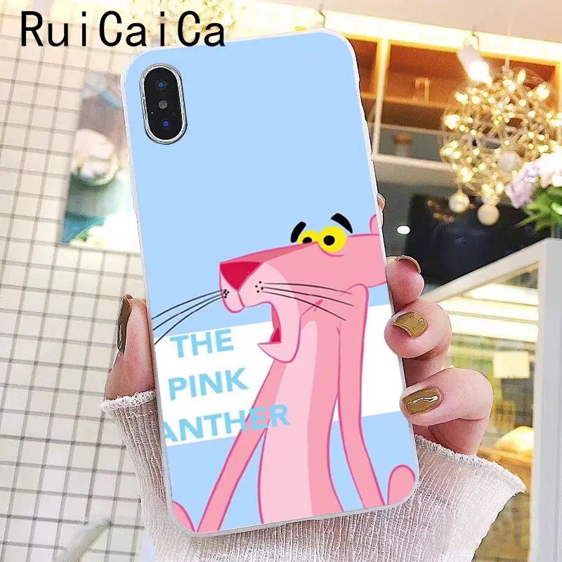 Ruicaica розовый пантера прекрасный мультфильм Мода клиент качество телефона чехол