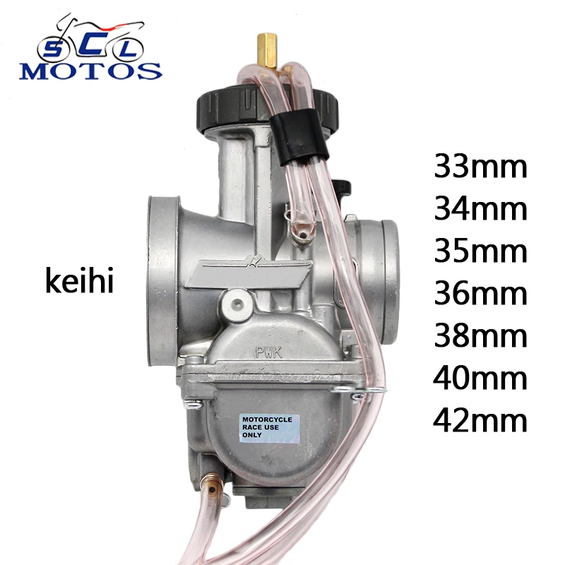Sclmotos 33 34 35 36 38 40 42 мм мотоцикл KEIHIN PWK Карбюратор Carb Air Striker для 2/4T Скутер ATV Dirt Bike XMAX