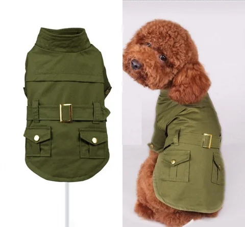 Хлопковая куртка Petalk для собак на весну и осень, качественный Тренч для питомцев, одежда для домашних животных XS S M L XL XXL