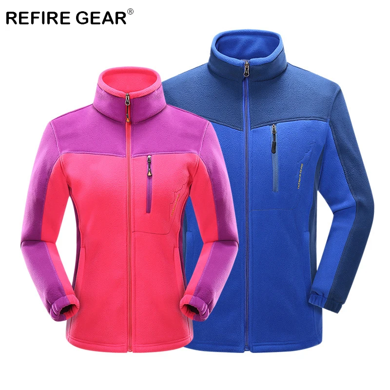 ReFire Gear зимние теплые флисовые куртки для кемпинга на открытом воздухе Мужская