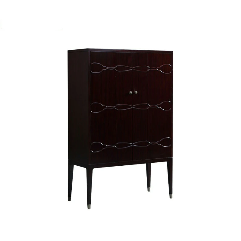 Американский стиль минимализма шкаф комод вертикальная полоса стол Шкаф | Мебель