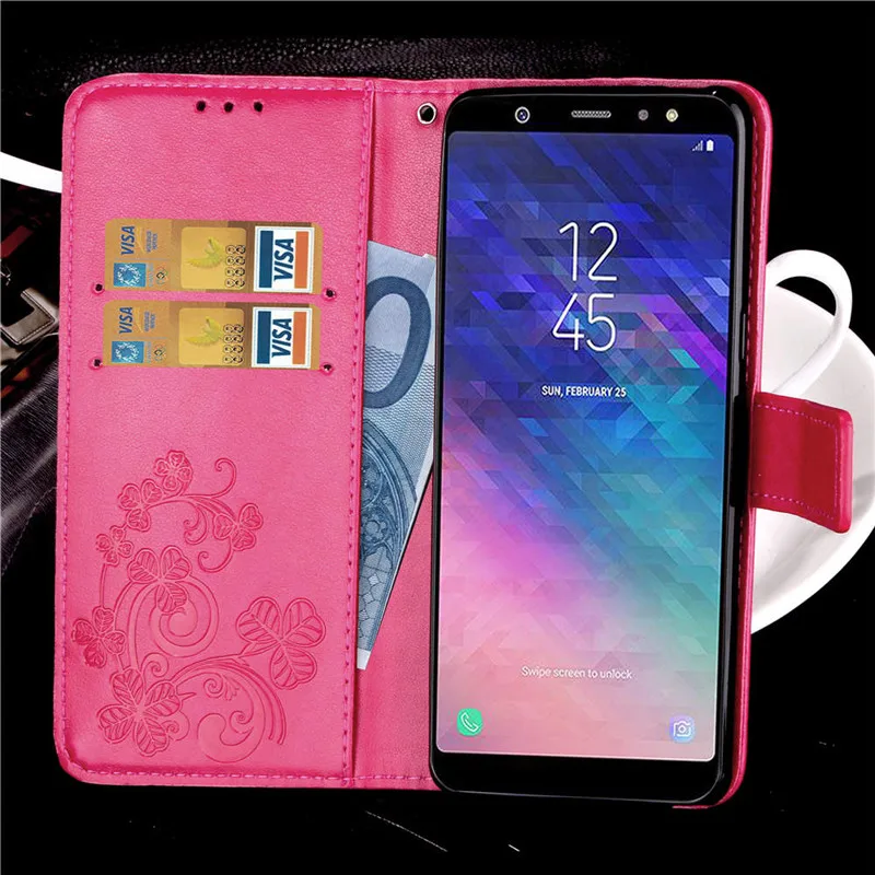 3D цветок чехол с откидывающейся крышкой для Samsung Galaxy S10 S9 S8 S6 S7 S3 S5 S4 J7 J5 J3 J1 мини J2 Prime A3 A5 A7 A6 J6 J4 плюс