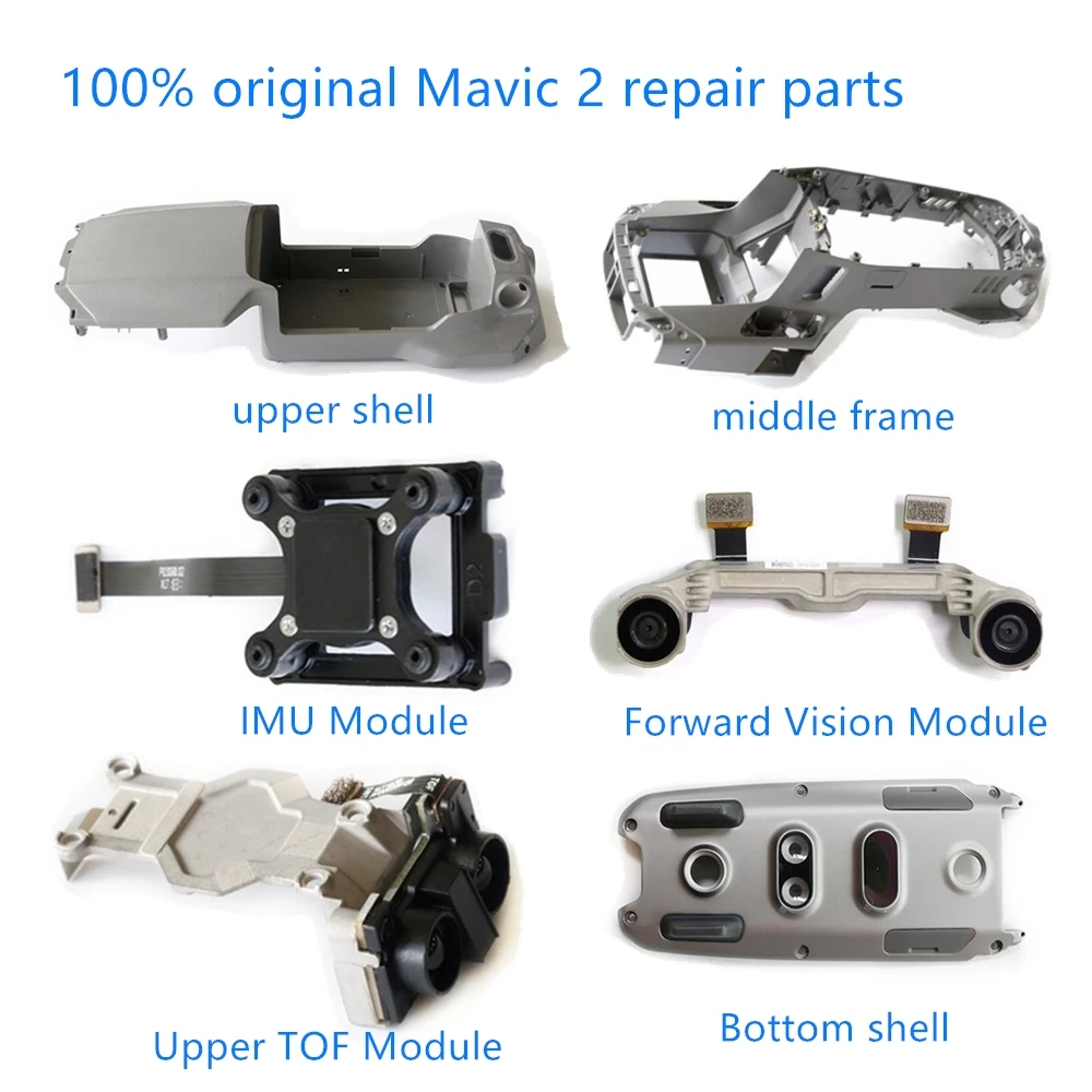 Запасные части для DJI Mavic 2 100% оригинал передняя крышка мотора Нижняя рама IMU TOF