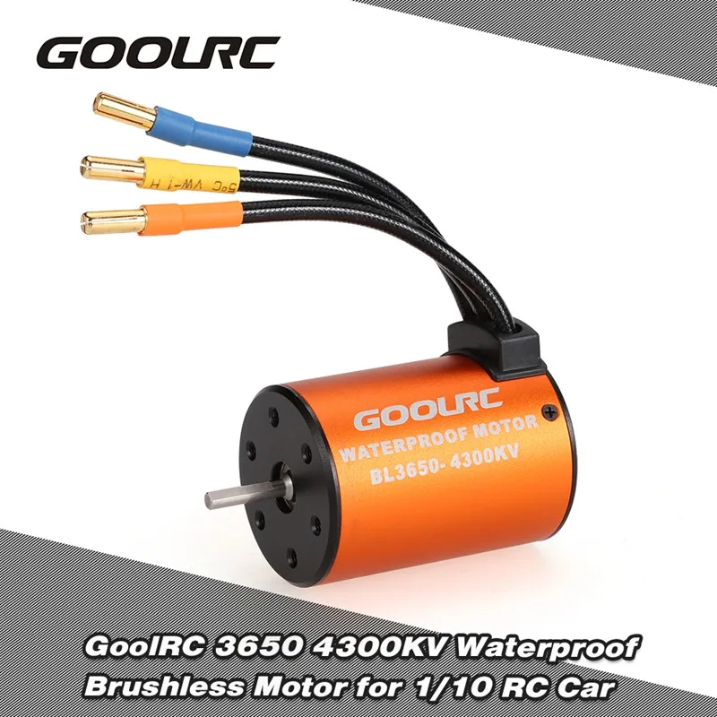 Набор двигатель RC автомобиль 1:10 Запчасти 3650 3660 F540 3500KV 3100KV 3300KV 3800KV 3900KV 4300KV 4370KV бесщеточный мотор 45A 60A ESC - Цвет: 4300KV Motor