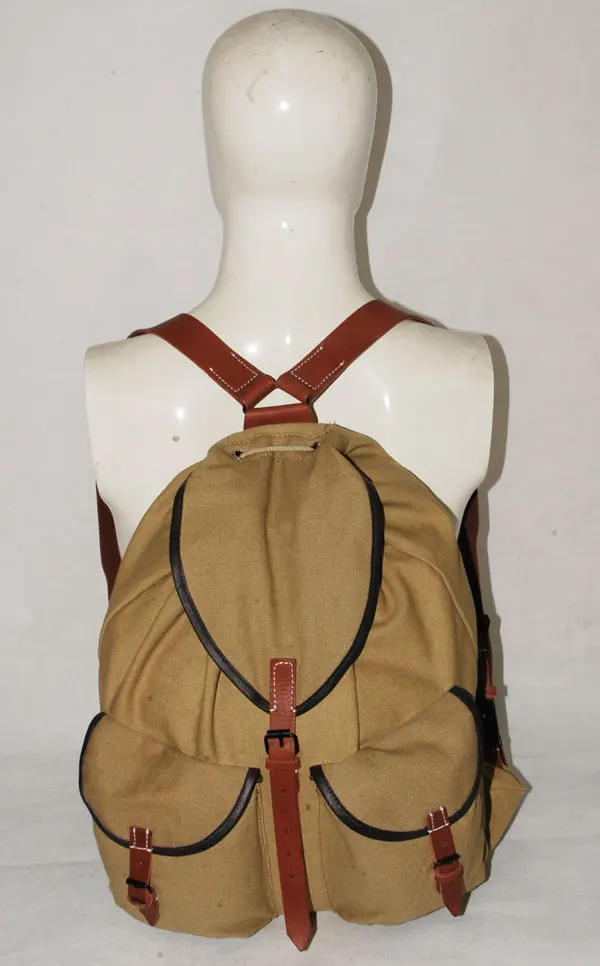 Холщовый Рюкзак с эмблемой немецкой армии Второй мировой войны|Реквизит для