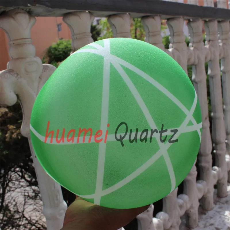 Чакра с матовой кварцевой хрустальной чашей в цветную полоску 11 дюймов|bowl singing|bowl