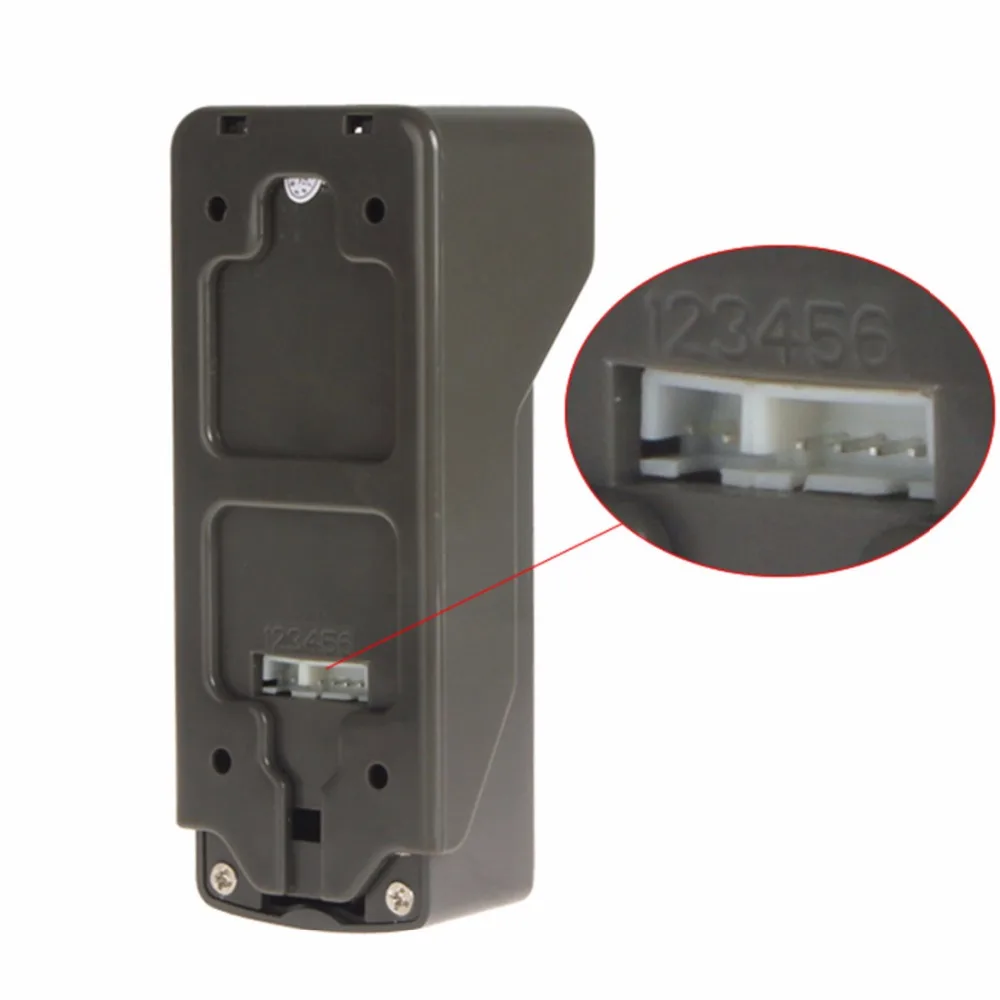 7-дюймовый 1V2 проводной домофон из цинкового сплава для видеодомофона |