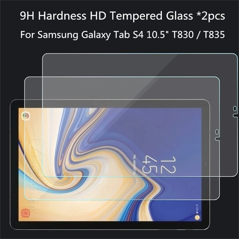 2 шт. 0 3 мм 9H прозрачное закаленное стекло для Samsung Galaxy Tab S4 10 5 дюймов T830 T835 SM