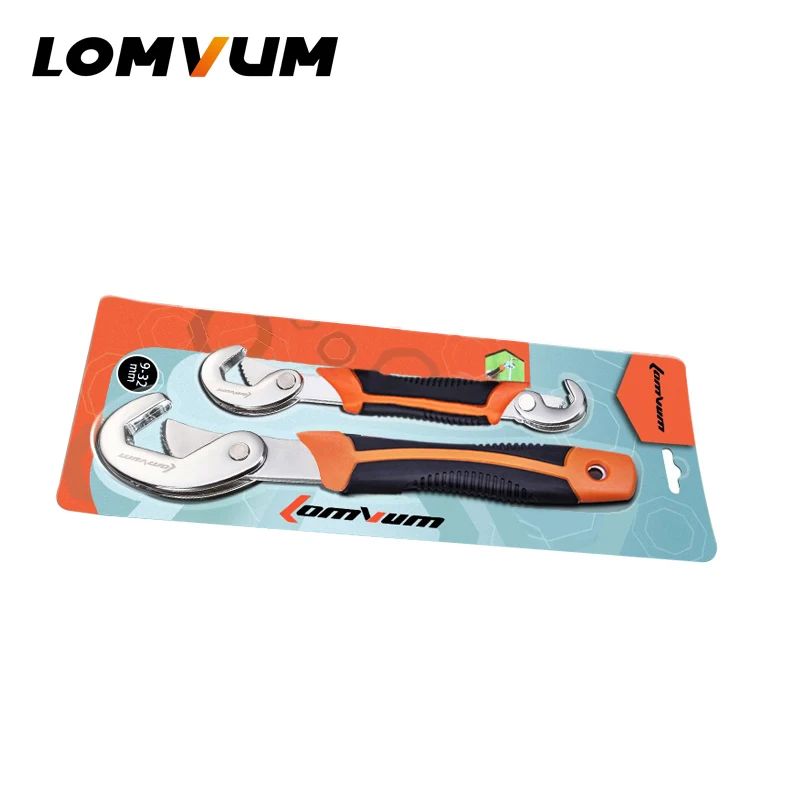 LOMVUM 2 шт Многофункциональный Быстрый регулируемый гаечный ключ с головкой из