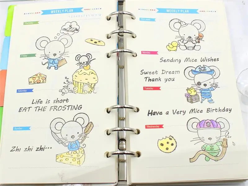 Прозрачные силиконовые штампы KSCRAFT с отправляемыми пожеланиями для скрапбукинга