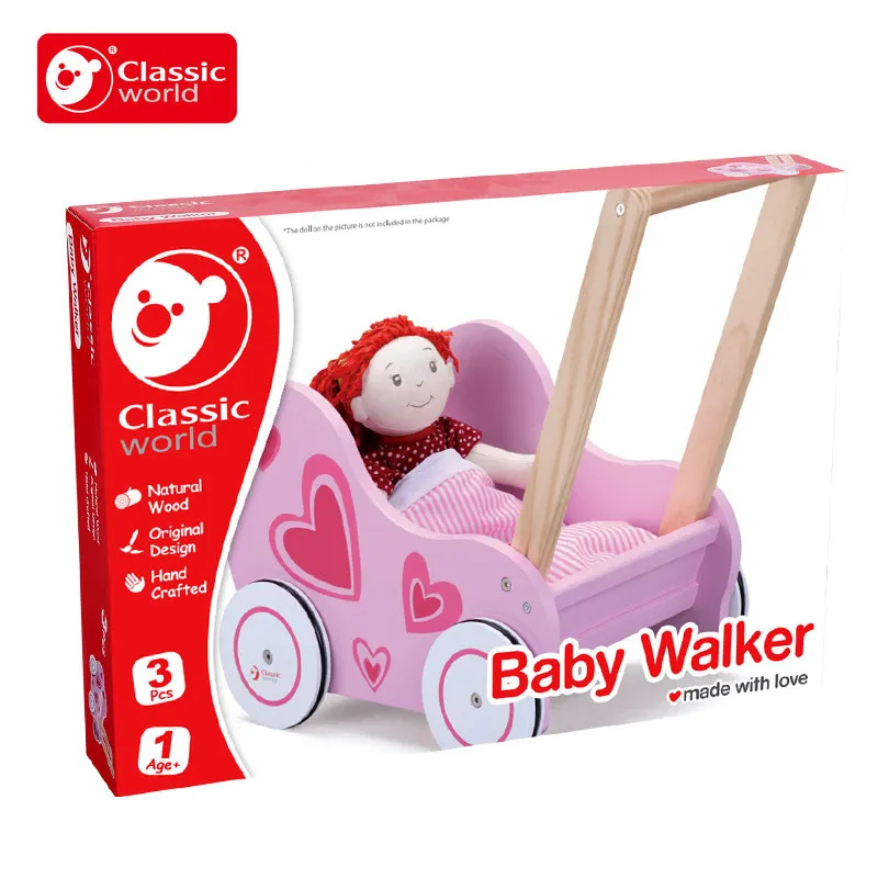 Розовая детская коляска принцессы с сердцем| |