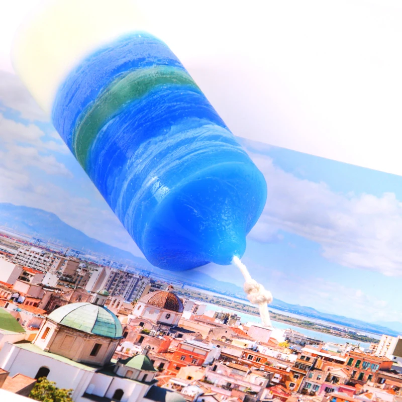 Многоцветные свечи ручной работы сделай сам красители/соевый воск специальный