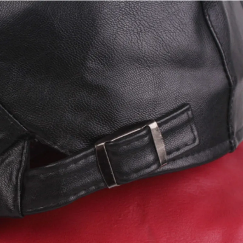 Который в душе весенне-Зимний берет из искусственной кожи для женщин и мужчин