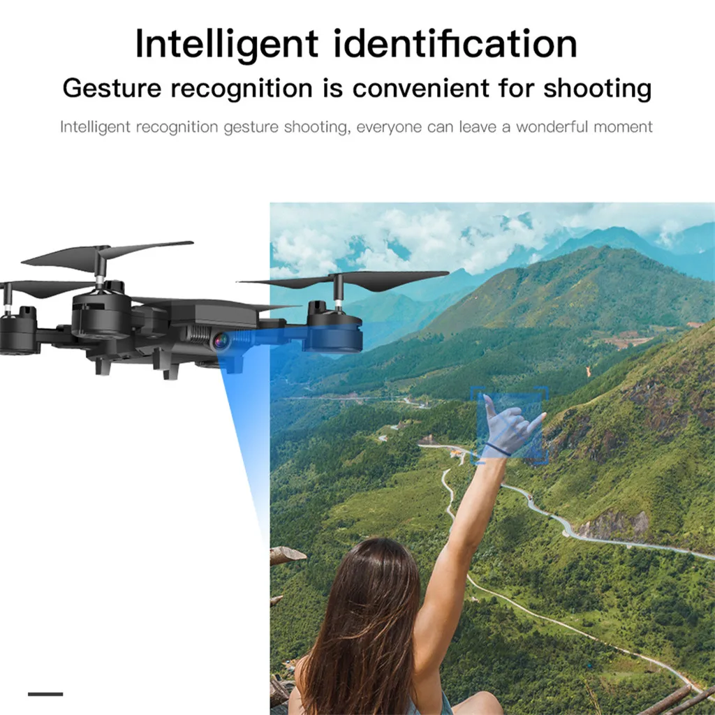 Летательный аппарат с дистанционным управлением 2019 дюйма верхняя модель Wi Fi FPV