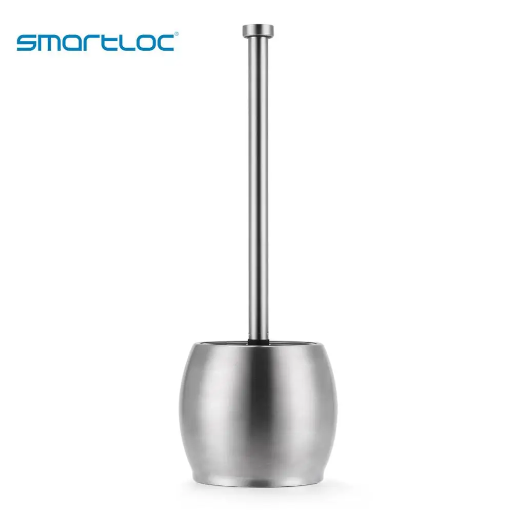 Фото Набор 2 smartloc подставка из нержавеющей стали держатель для туалетной щетки Чистящие Инструменты Аксессуары для ванной комнаты №3