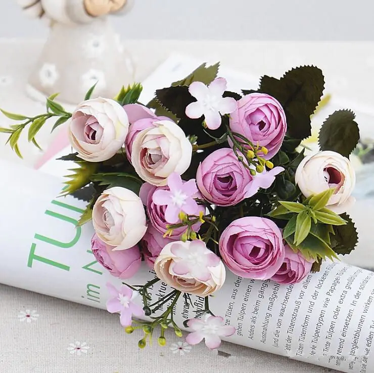 Искусственные цветы 13 цветов|fleur artificielle|bouquet fleur artificielleartificial peony |