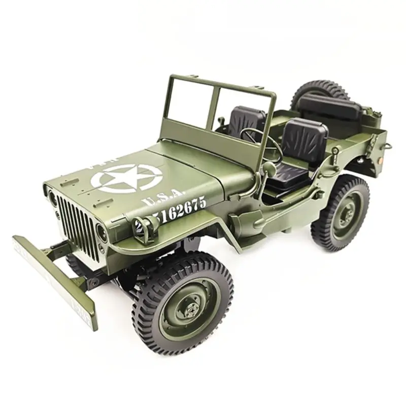 1:10 RC автомобиль Q65 C606 2,4G 4WD Кабриолет дистанционного Управление светильник Jeep четырёхколёсный вагончик с четырьмя военный восхождение автомобиля игрушка подарок для детей