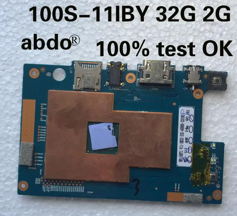 Материнская плата для ноутбука lenovo IdeaPad 100S-11IBY, материнская плата для планшета Z3735F 2G ram 32G SSD 80R2 test OK B20K38955 5B20K38932