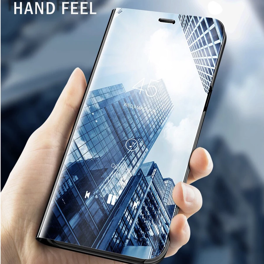 Прозрачный Smart View стоят флип чехлы для huawei P20 Lite Pro чехол телефона Коврики 8 9 10 Nova 2i -