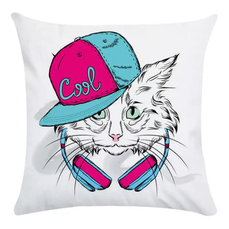 Подушки Модные животные домашний декор наволочки покрытия для подушек 45*45 см