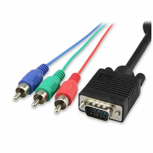 VGA-3 RCA Штекерный компонент AV видео конвертер адаптер кабель PC TV HD | Электроника