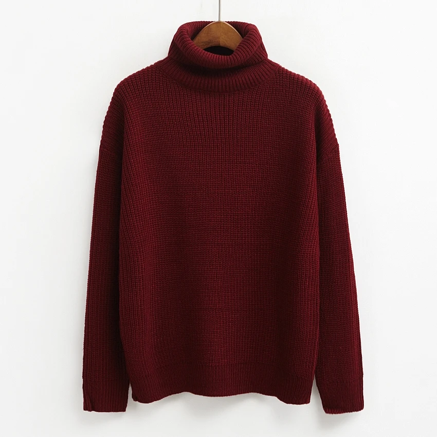 autumn 2021 women sweaters and pullovers harajuku kawaii clothes winter korean pullover trend turtlene knitted sweater | Женская одежда