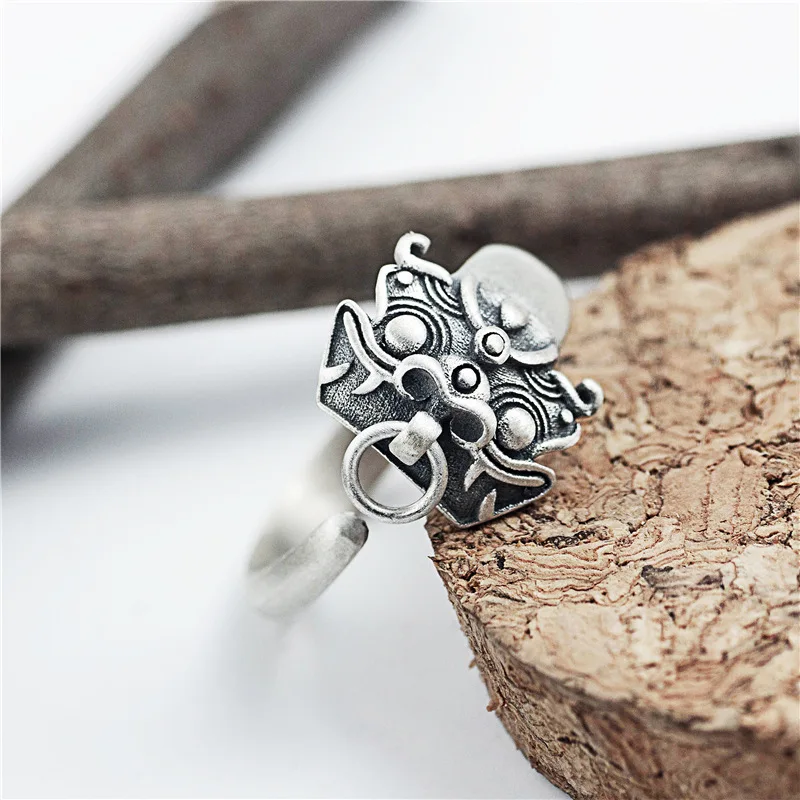 Женское Винтажное кольцо из серебра 100% пробы с регулируемым размером|Кольца| |