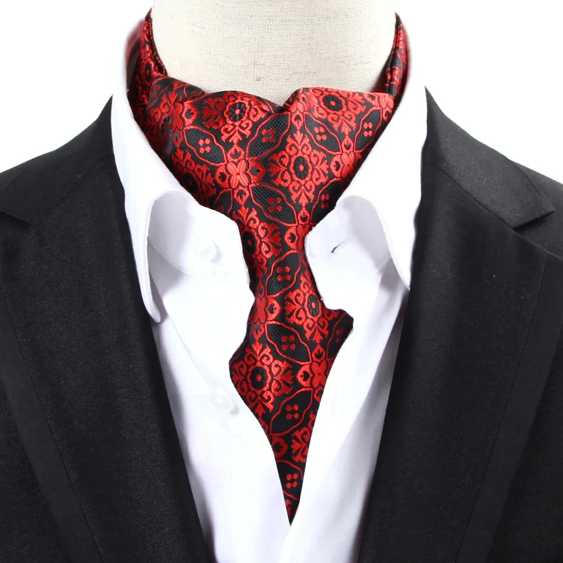 LJ06 5 цветов Мужской красный коричневый черный горошек Цветочный винтажный